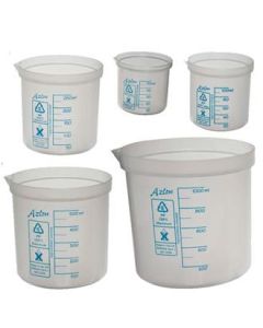 Beaker Set, 5-piece Square Ratio 50 To 1000ml,grad