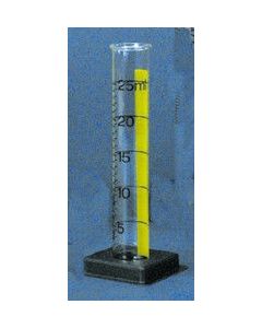 Graduated Cylinder W/removable Base, 25ml, 100 Series