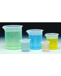5-piece Polypropylene Graduated Beaker Set, 50 To