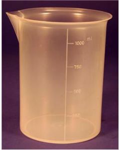 Beaker, 1000ml By 250ml,  Pp, Autoclavable**CL(NR)