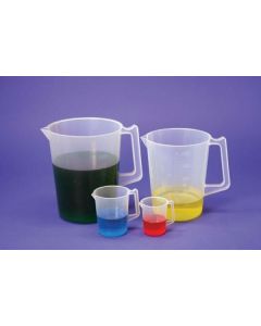 Beaker W/handle, Pp, Grad, Med Pour Spout, 100ml