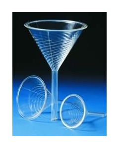 High Speed Ribbed Pmp Funnel, 70mm Top, 70mmstem
