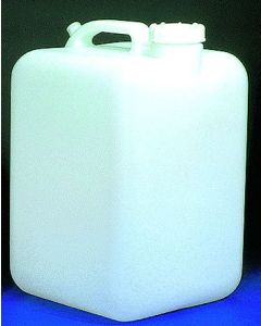 Heavy Duty Square Carboy, 20l/5gal, No Spigot