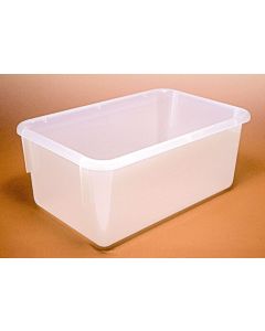Autoclavable Container, Natural, 19x10.25x5.15", Stackable