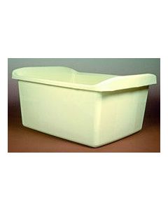 Utility Pan W/handles, Ldpe, 14 1/2 X 12 X 6 1/4"deep