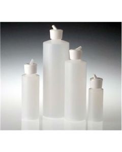 Hdpe Dispensing Bottle, Flip Top Cap, 4oz/120ml