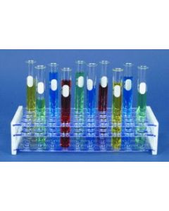 Test Tube Rack, Polystyrene, Holds 40 - 18mm Tubes