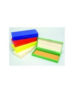 Microscope Slide Box, 50 Place, Green Abs Plastic