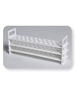 3-Tier Polypropylene Test Tube Rack, Holds 31-16mm