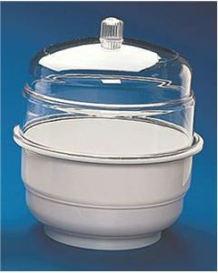 Non-vacuum Desiccator, 10x12.4" W/9.75" Diam Plate