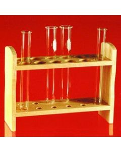 Wooden Test Tube Rack, 12-20mm Holes **CL**