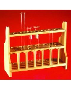 Wooden Test Tube Rack, 2 Tier, 13 Hole/6 Pin