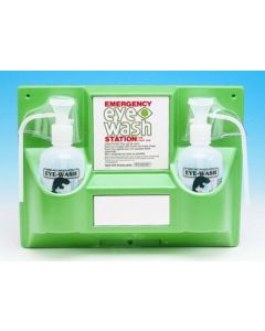 Eyewash Station, Dbl, 2-32oz Bottles W/cup