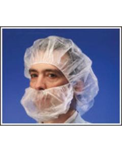 Bouffant Caps, White Pp W/elastic Opening, 100/pk