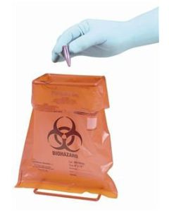 Bag, Biohazard Red, 8.5x12", 1.57mil, Autoclavable