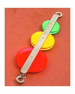 Pulley W/aluminum Yoke, Triple Tandem, 30mm/40mm/5