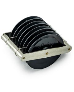 Black Plastic Pulley W/aluminum Yoke, Quad, 50mm