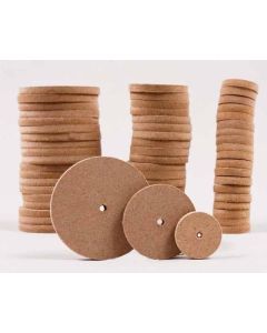 Wood Wheels, 3 Sizes 20 of Each, Linx®