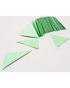 Green Cardboard Triangles, Pk/100, Linx®