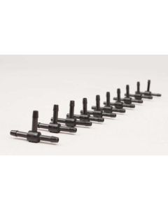 T - Connectors Pkg Of 10T - Connectors, Poly 1/8" ends (1-1/8" x 3/4")