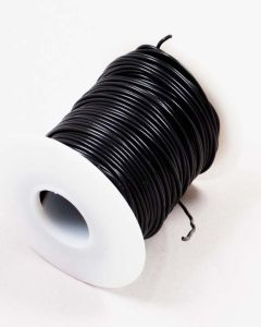 Wire Blk 100' Roll Solid 22 Ga