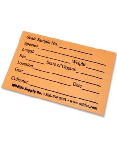 Fish Scale Envelopes Pk/500. With Printing-No Gum.
