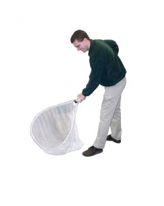 Fish Net, 5/8 X 24 X 36" Hndl. 33" Hoop 3/16" Mesh*Oversize*.