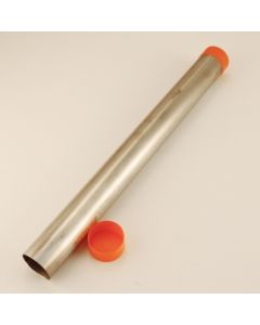 Liner Tube Stainless Steel with caps 2 x 20"Minimum Order 10 Pcs.