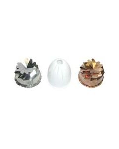 Eggshell Core Catcher for 2" Core Tube, pack 3