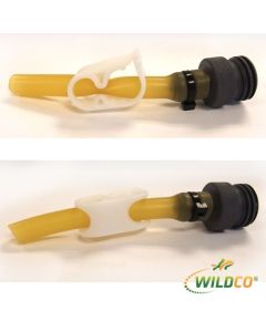 Drain Hose Connector with Pinch cock. Fits On Mini-Dolphin Adapter.