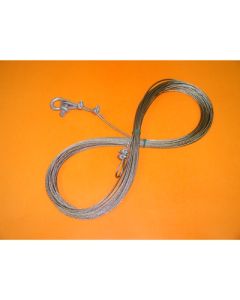 Cable Aircraft 1/8" with fittings 100ft