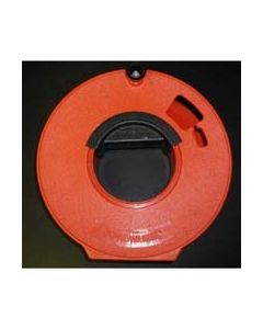 Hand Reel, Orange Plastic 12".