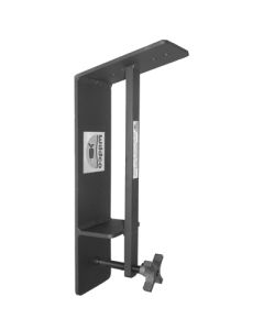 Utility winch mount with one clamp