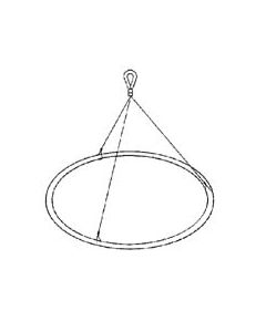 Net SS RingandBridle 500mm 20". (NR)