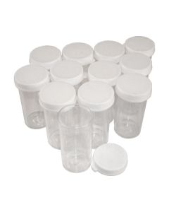 Vials, Polystyrene 5 Dram, pack of 12. (19mL).