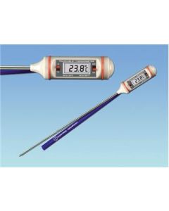 Thermometer, Long Stem, 8", -58 To 302f, Cert, Bri