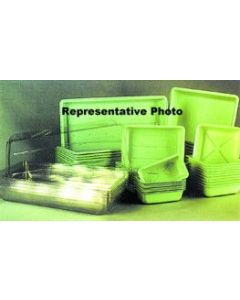 Plant Tray, 4" X 8" X 2.5", Green