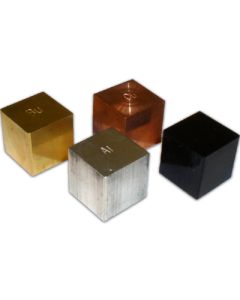 Density Block Set of 4. 2.5cm Cube.  No Hooks.