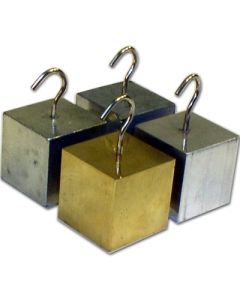 Density Block Set/4 with Hook (25mm Al, Br,Stl,Zn)