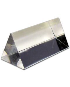 Prism, Equilateral Acrylic, 25mm x 100mm.