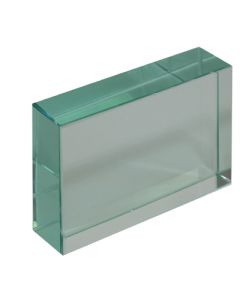 Glass Block, 7.5 x 5 x 1.8cm.