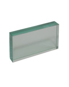 Glass Block, 11.4 x 6.2 x 1.8cm.