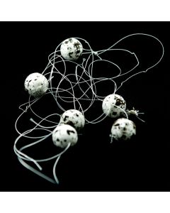 Pith Balls, Pack of 6, Conductive. (Threaded).