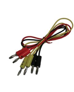 Banana Plug Wires, Set of 3, 42cm.