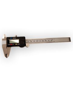 Digital Caliper, 6"Long, 0-150mm,0-6" Fractions