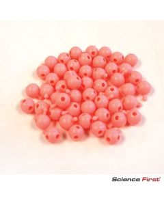Pop Bead, 3-Way, Pink, Pk150, 1 Tab 3 Holes