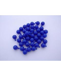 Pop Bead, 2-Way, Blue, Pk150, 1 Tab 1 Hole