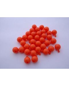 Pop Bead, 2-Way, Orange, Pk150, 1 Tab 1 Hole