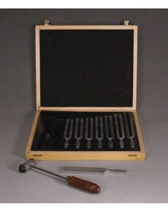 8 Piece Tuning Fork Set W/mallet In Foam Storage B