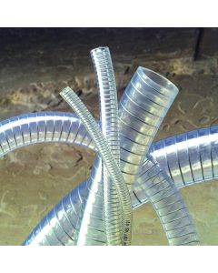 Vacuum Tubing, Clear Wire Reinforced, 5 Ft (3/8" I
